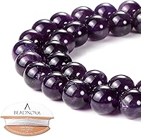 Vista 14 de Cuentas Beadnova redondas de ónix negro de 4 mm, sueltas, para hacer joyas (90-92 piezas)