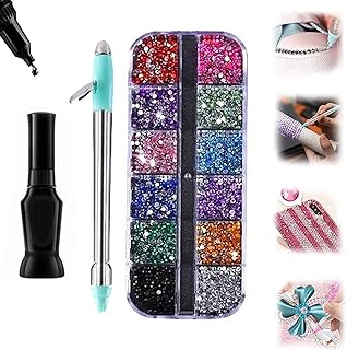 Blingal DIY Diamond Embroidery Pen, Blingal DIY Crystal Embroidery Pen, Diamond Painting Pen Embroidery Accessories Set, Embroidery Accessories Diamond Painting Tools (2SET)(1set)