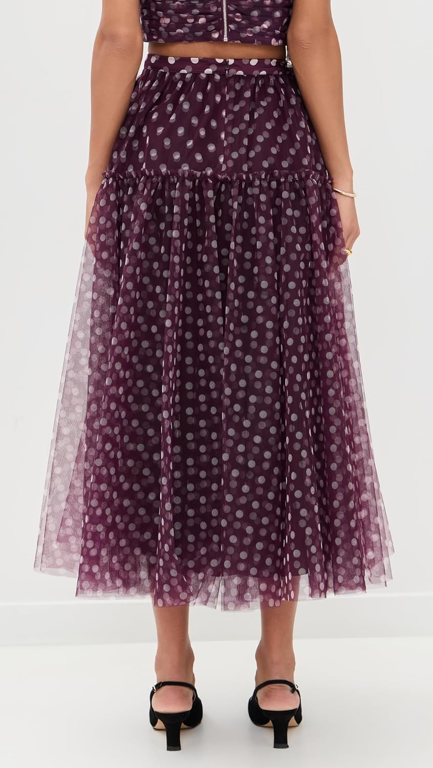 Cinq à Sept Women's Camille Polka Dot Selly Skirt