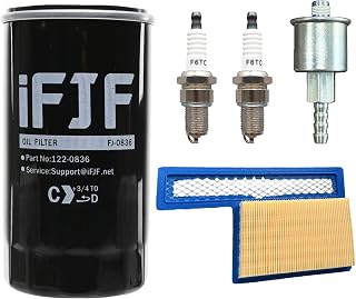 iFJF Tune Up Kit 140-3116 Air Filter 122-0836 Oil Filter 149-2341-01 Fuel Filter 167-1638 Spark Plug Replacement for Onan RV QG Generators 5500 7000 HGJAA HGJAB HGJAC Marquis Gold/RV QG Marquis Pla