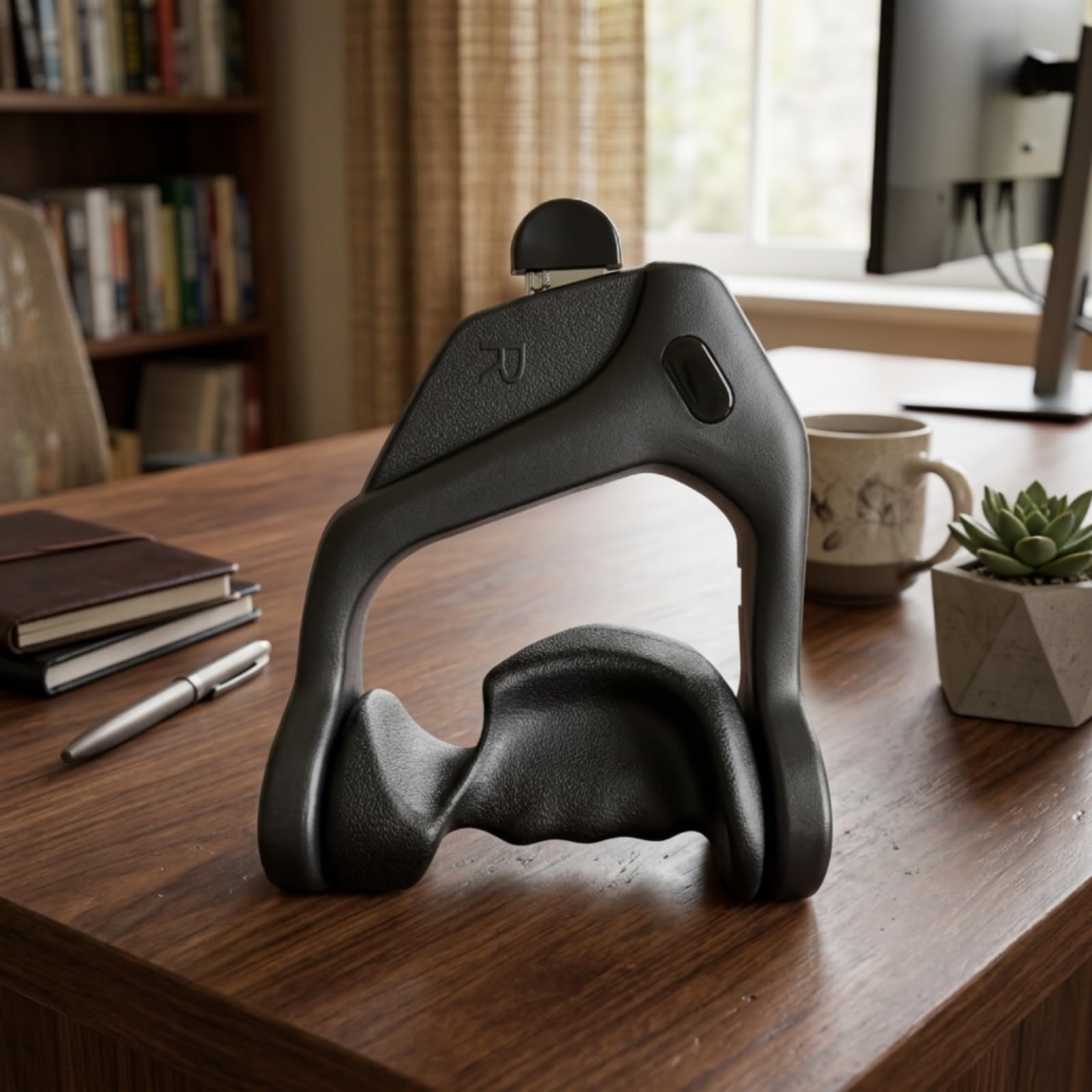 perfk Handle Barra de Tracción Agarre Accesorio Mango para Cable con Diseño Ergonómico de Doble Empuñadura Giratoria Superficie Texturizada Antideslizante