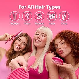 Wet Brush Original Detangler Hair Brush, Tan Leopard (Safari), Ultra-Soft IntelliFlex Bristles, Detangling Bristles Glide Through Tangles (Wet Dry & Damaged Hair), Women & Men (2 Pack)