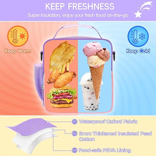 Miniatura 5 de Lonchera para niños, contenedor de comida (arco)