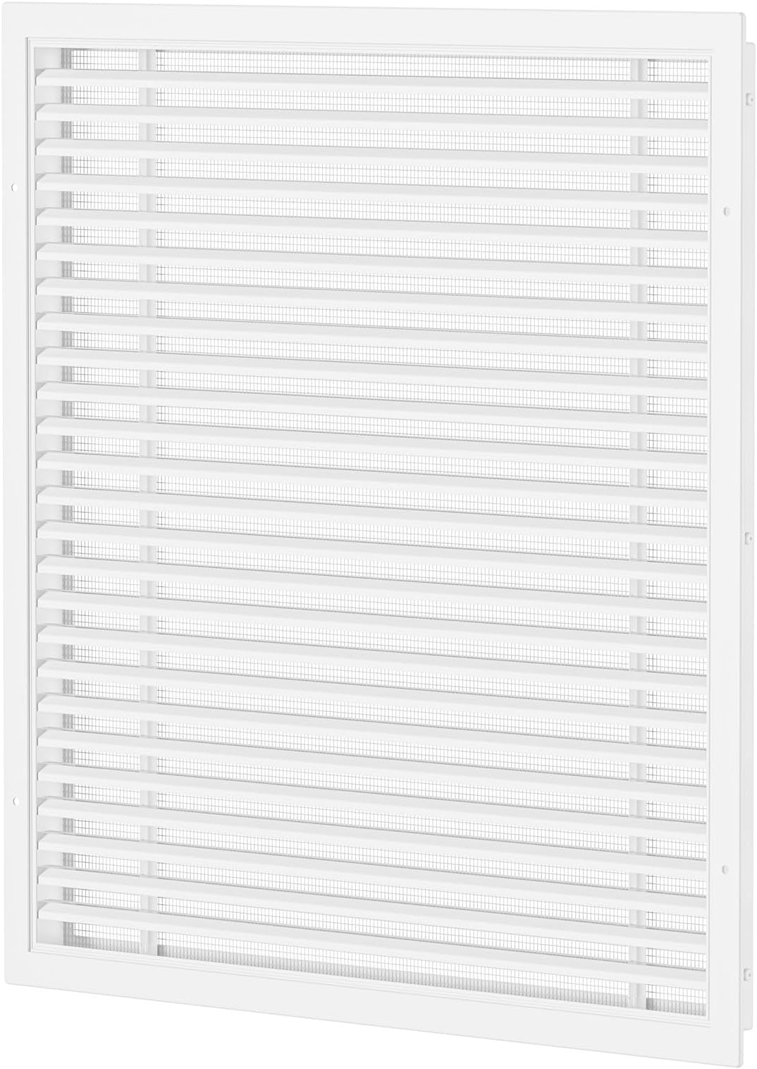 18.5"w X 18.5"h Gable Vent, Hon&Guan Aluminum Alloy Attic Vent Wall Vent for Houses, Shed Vents for Interior Doors [Outer Dimensions: 20”x 20”h].