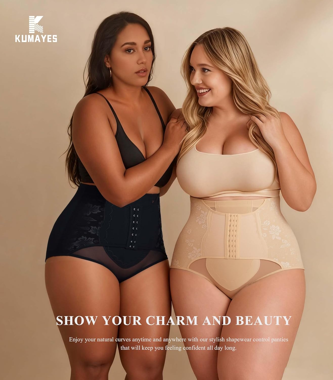 KUMAYES Plus Size Tummy Control Panties for Women High Waisted Butt Lifter Shapewear Girdle Panty Shaping Underwear - Image 7