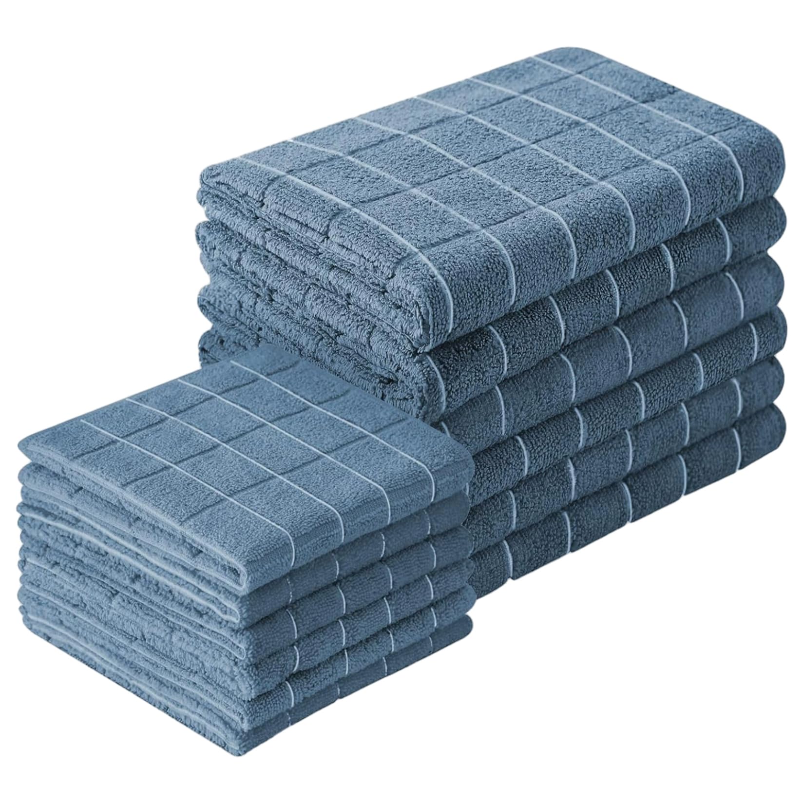 Torchons de cuisine 26x18 pouces essuie-mains microfibre pour laver la vaisselle