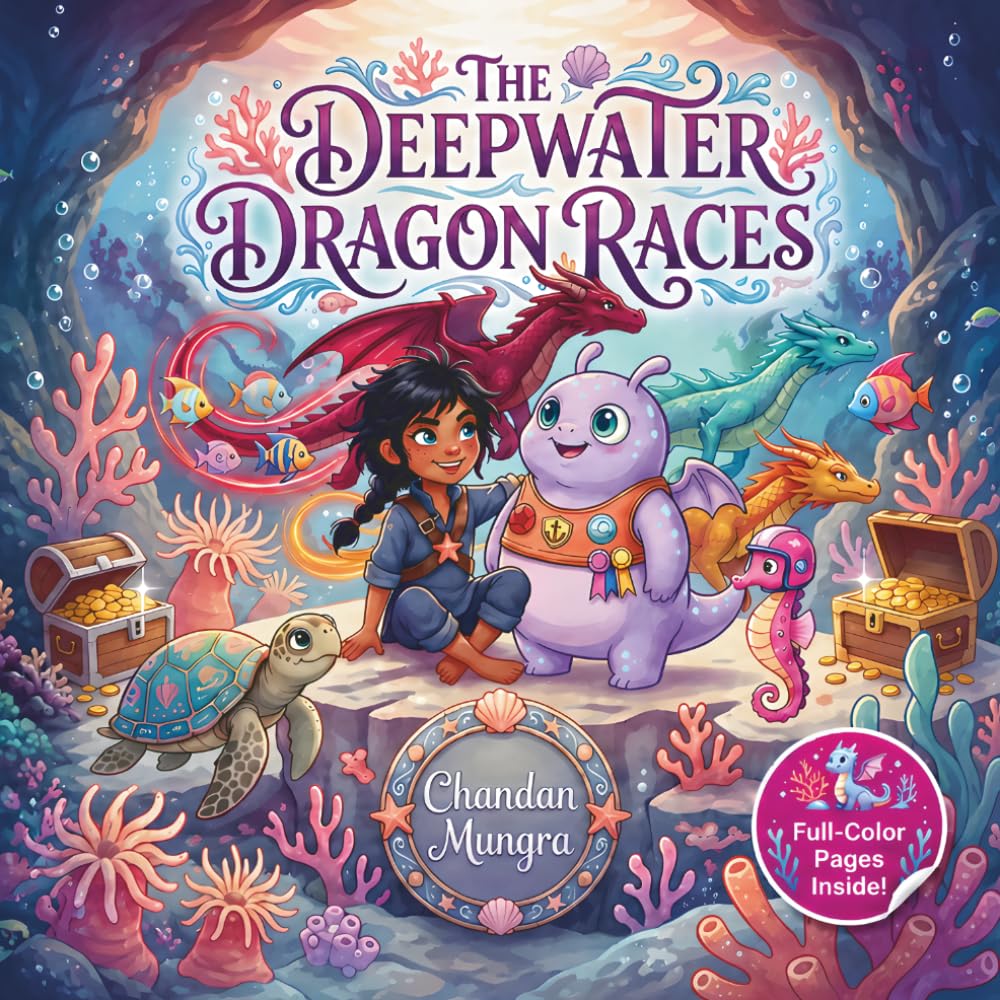 The Deepwater Dragon Races: An Underwater Dragon Adventure About Friendship, Courage, Teamwork and Believing in Yourself