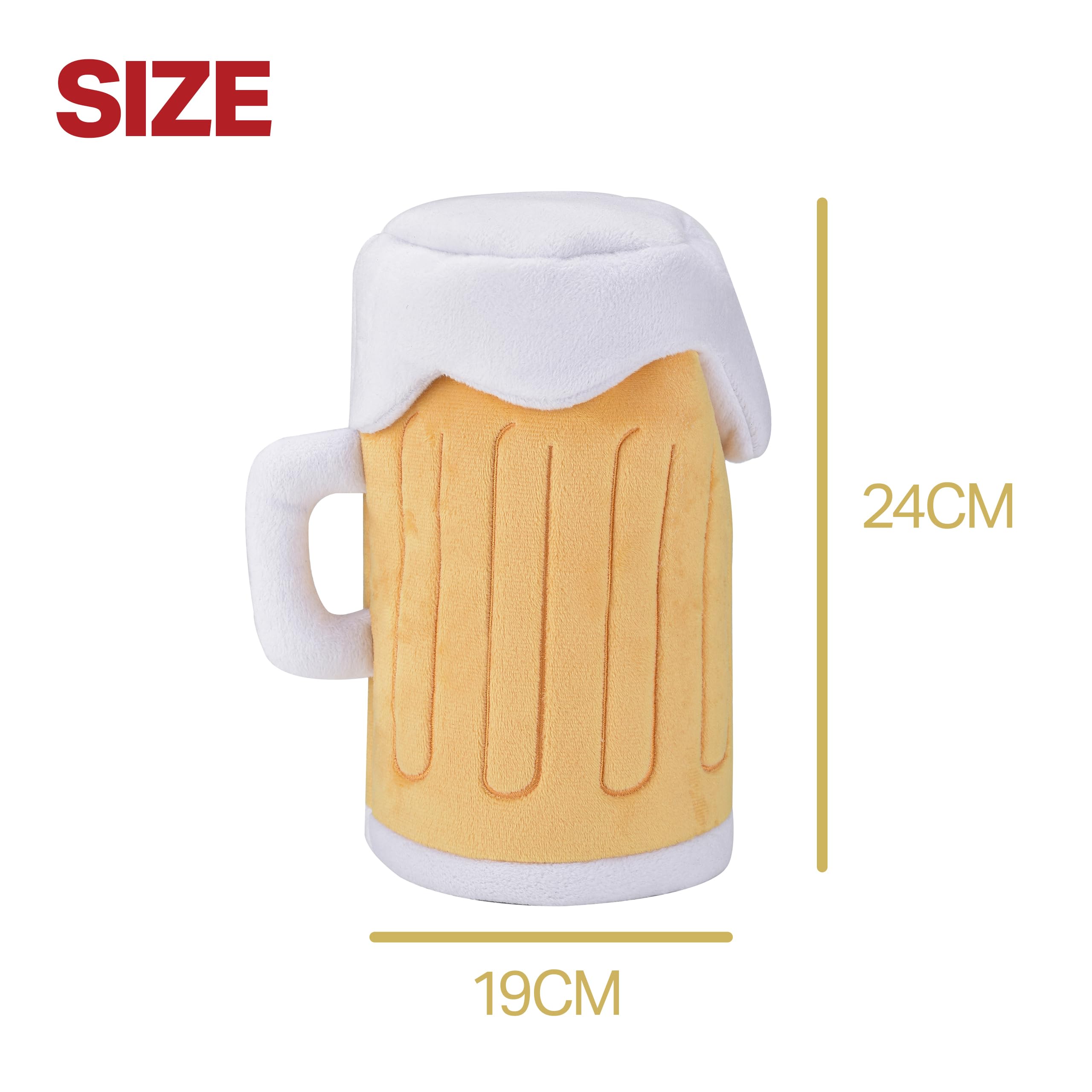 Shanker Golf Lot de 3 couvre-verres en bois - Pour verre à bière - Cadeau de golf amusant