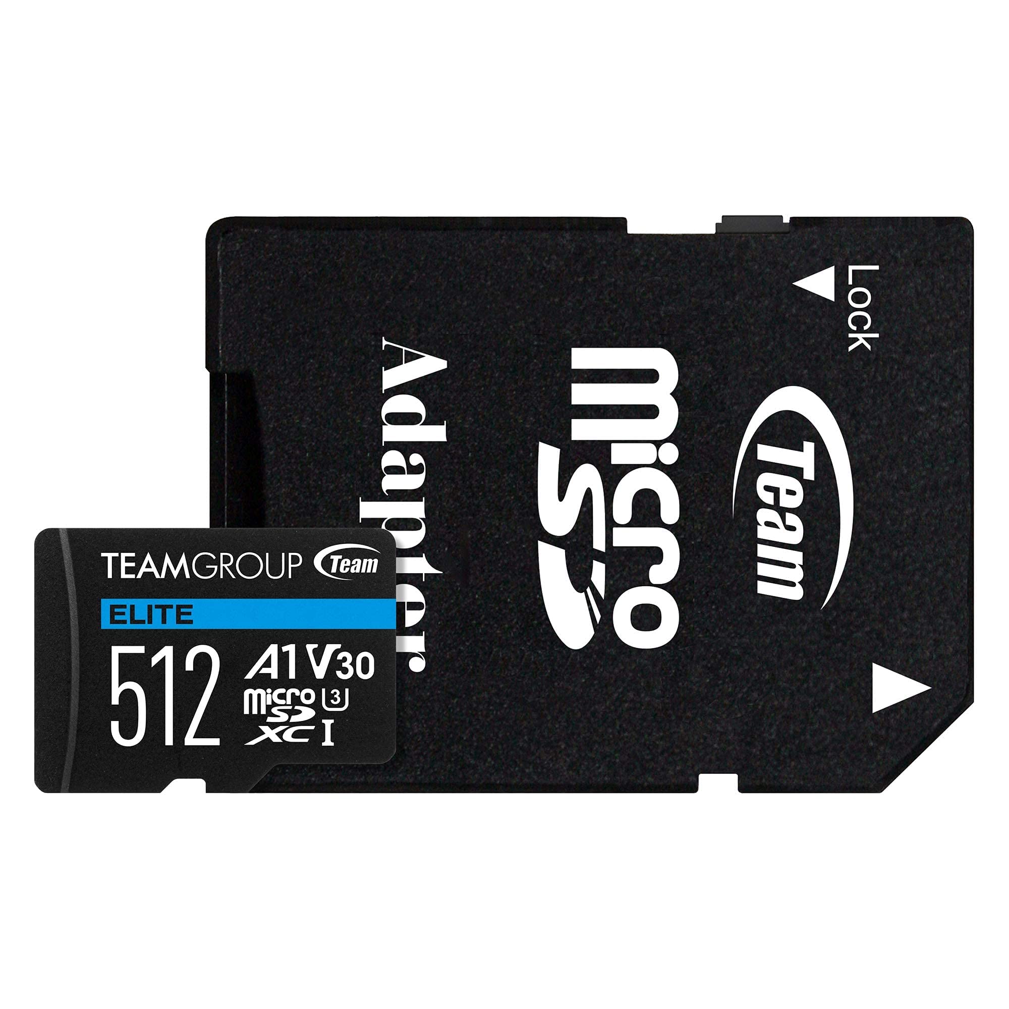 TARJETA TEAM MICROSDXC 512GB ELITE A1 V30 UHS-I U3 + ADAPTADOR SD
