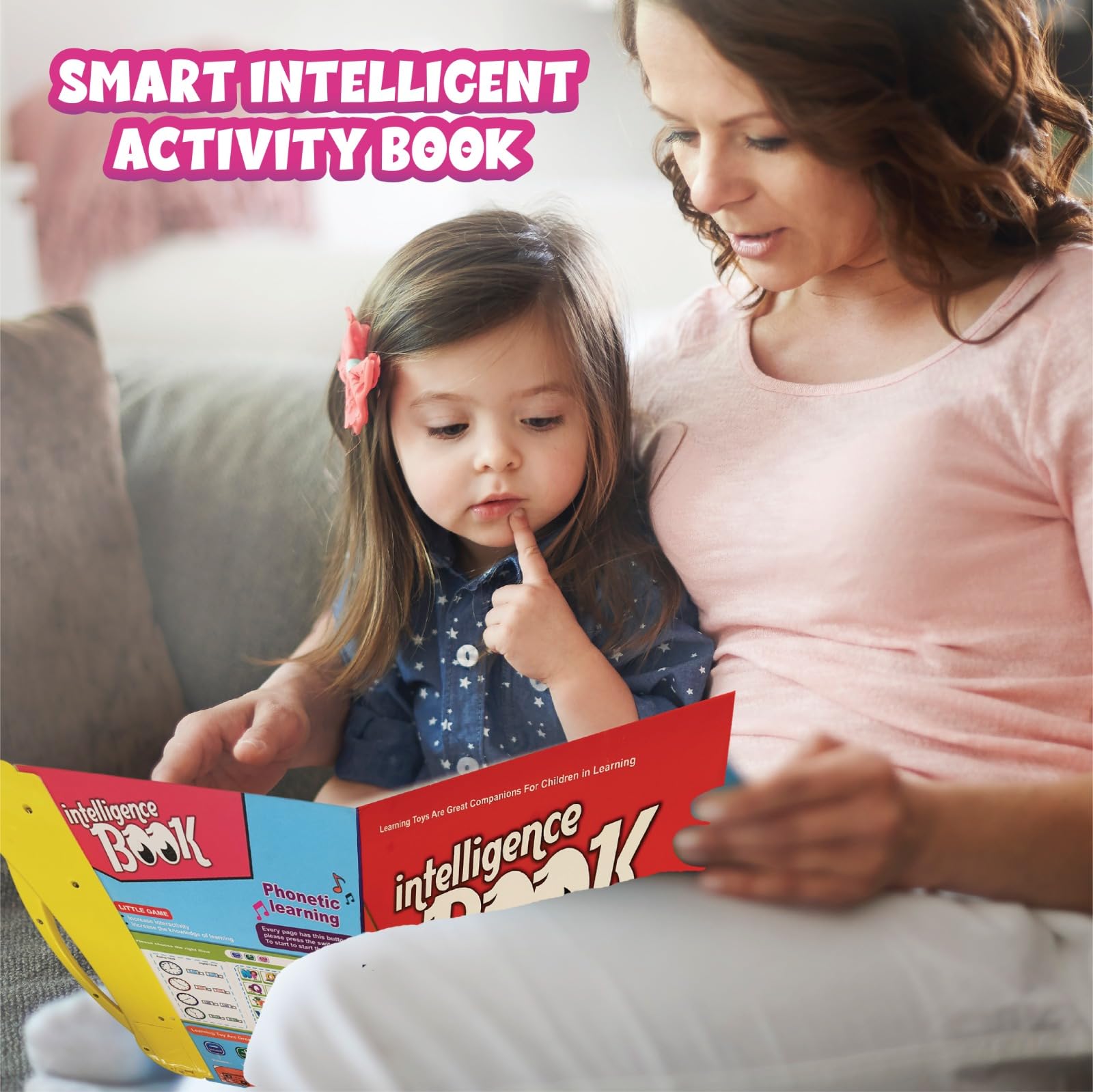 ToyMagic Intelligence Phonetic Learning E-Book|Activity With Alphabet,Numbers,Shapes,Animals,Nursery Rhyme|Birthday Gift|Interactive Musical Toy Book For Kids 3+|Improve Thinking Ability|Made In India - Image 6 thumbnail
