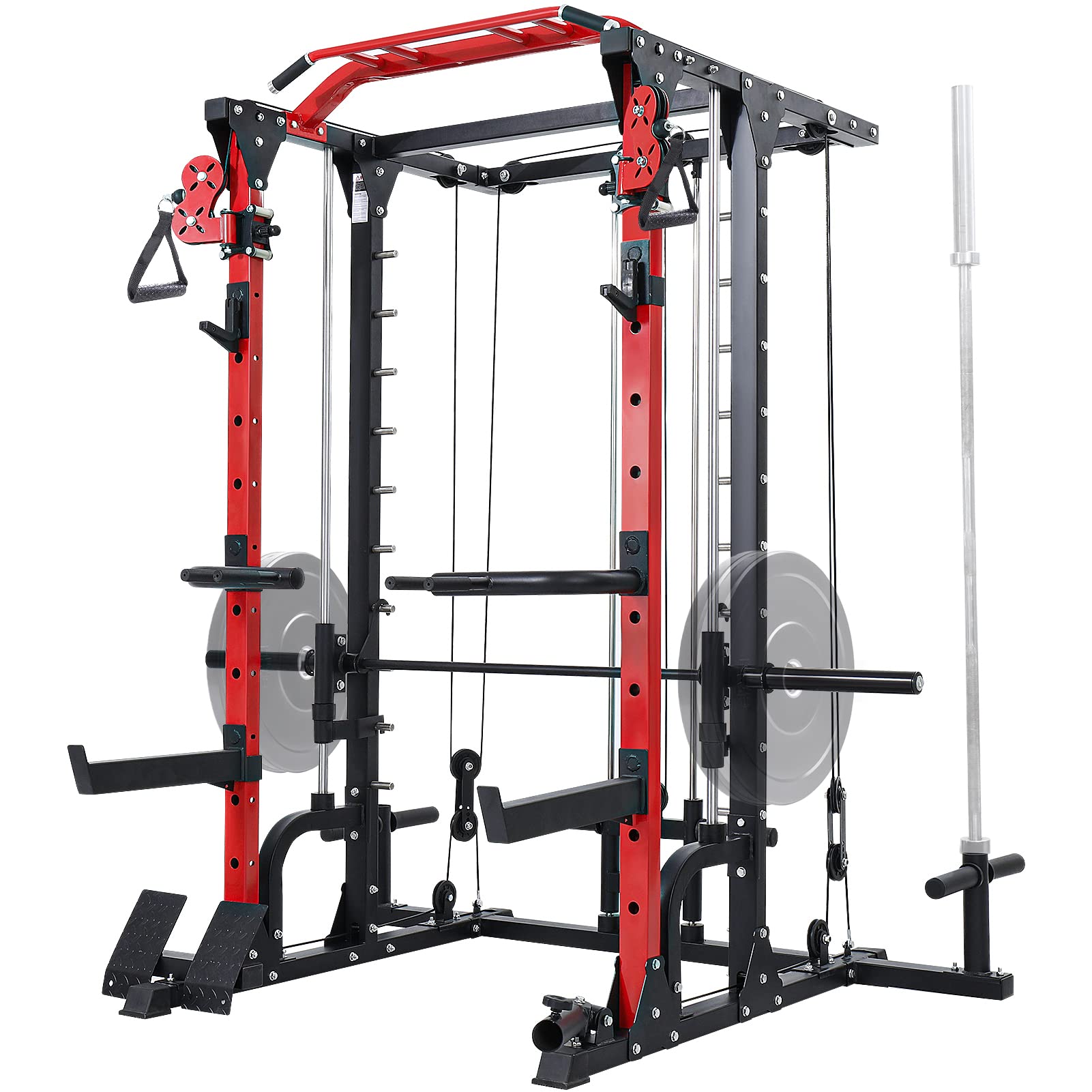 Buy ER KANG Power Cage with LAT Pulldown System, 1200LB Capacity Weight