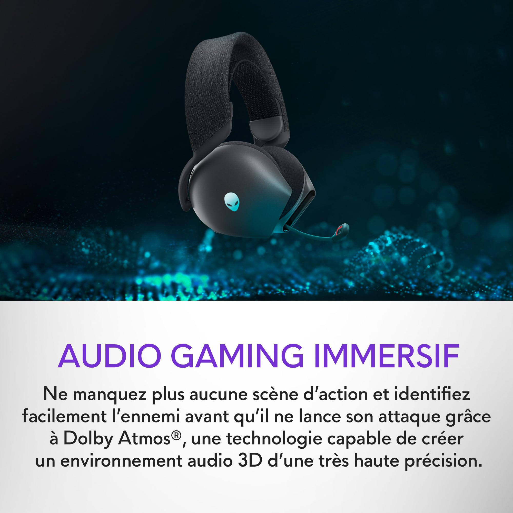 Alienware AW720H - Casque Gaming sans fil Bimode (Dark Side of the Moon)