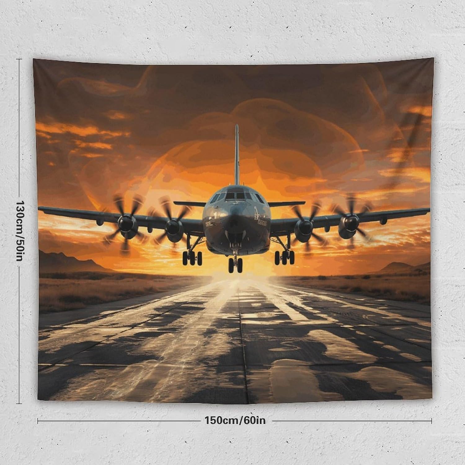 Tapestry Wide Wall Art Hanging Tapestries Lightweight Art Wall Blanket image 2