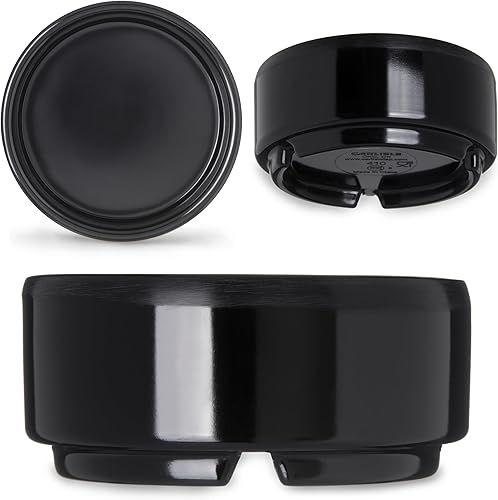 Miniatura 2 de Carlisle FoodService Products 41203 Ramequín de melamina de lados rectos, 3 onzas de capacidad, 3 x 1-12 pulgadas, negro