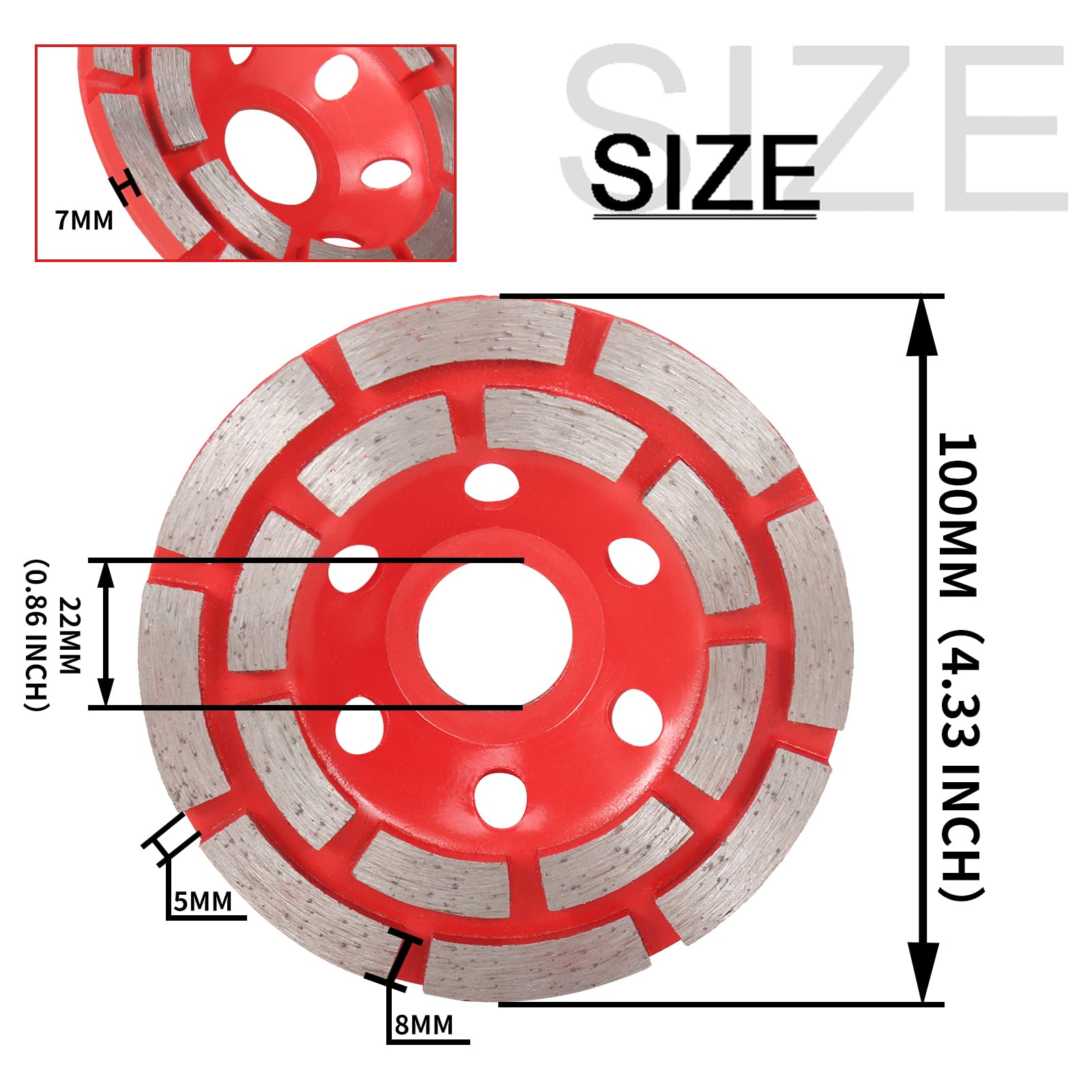 Virginia Abrasives™ 424-11214 Concrete Masonry Cutoff Wheel, 14