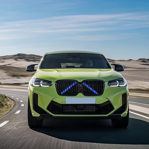 Miniatura 58 de Jaronx Compatible con cubierta de soporte en V BMW, insertos de rejilla, cubiertas de soporte de barra en V compatibles con BMW X3 F25 G01/X4 F26