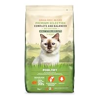 by Amazon Cibo secco per gatti con ricetta senza cereali (STERILIZZATO/LEGGERO)