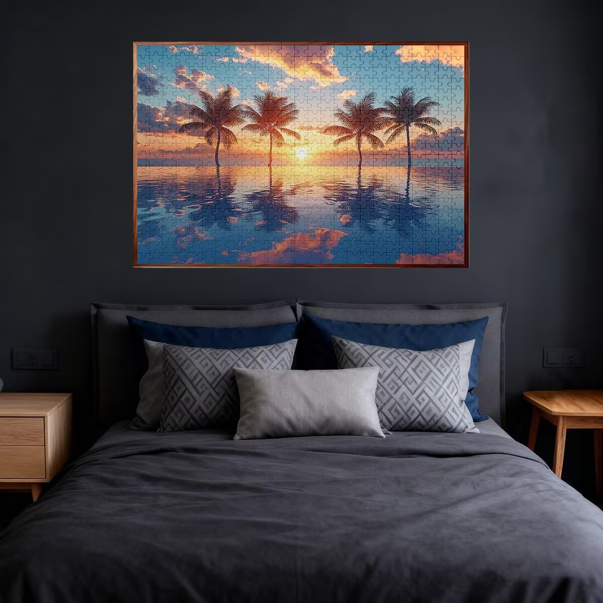 Puzzle dla dorosłych, 5000 elementów, motyw drzewa, dla dorosłych, Impossible Puzzle dla całej rodziny, klasyczne puzzle z ekskluzywnym pudełkiem do pakowania, prezent dla mężczyzn, drewniane puzzle