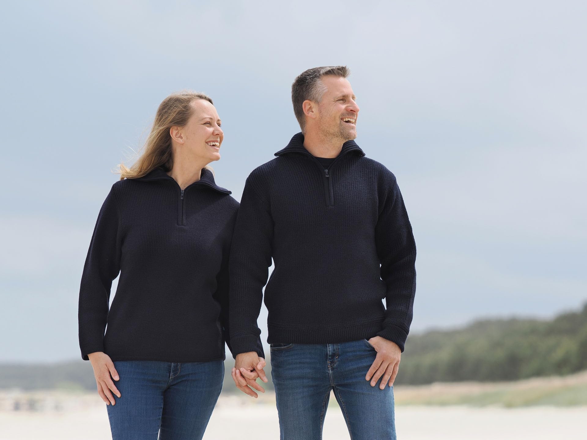 Blauer Peter - Jersey de Estilo Marinero - Lana de Merino - 10 Colores
