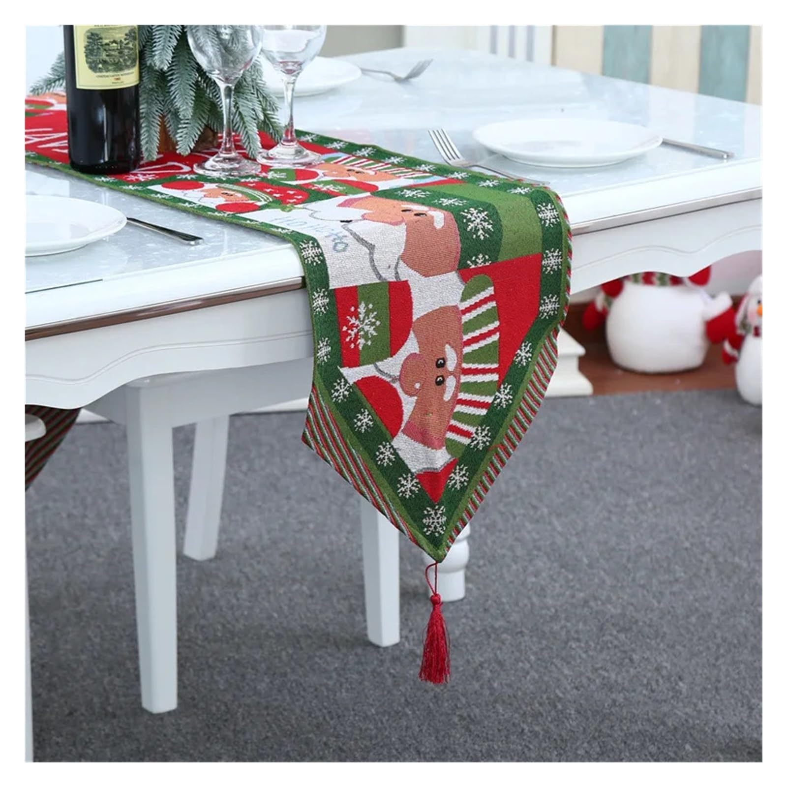 Table Runner Table Runner Decoration Tablecloth Knitted Cloth For Home Decor(1)