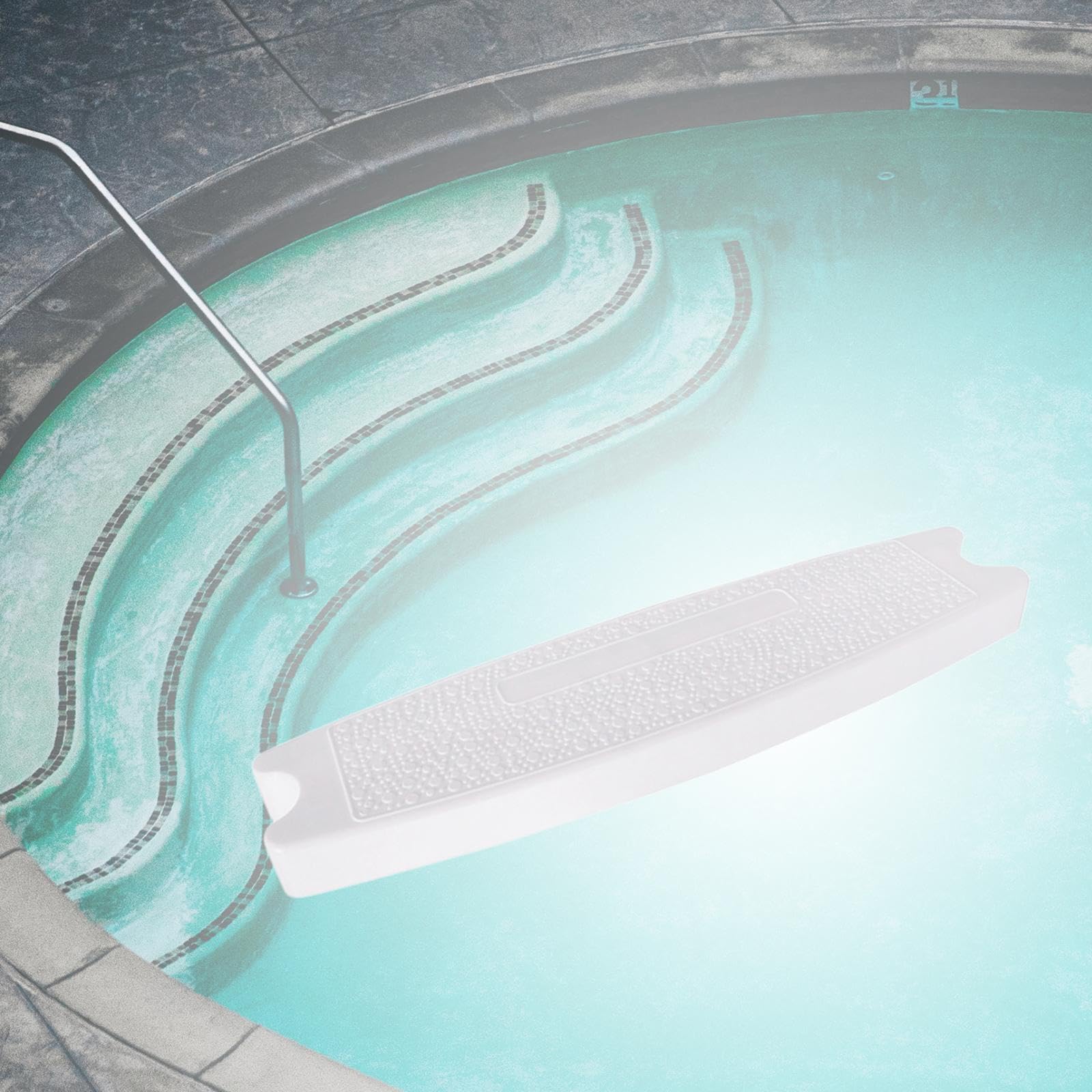 rockible Poolleiter, Sprossenstufe, Treppenpedal, Stabile Kunststoffstufe, Langlebig, Universeller Ersatz für Oberirdisches Schwimmen