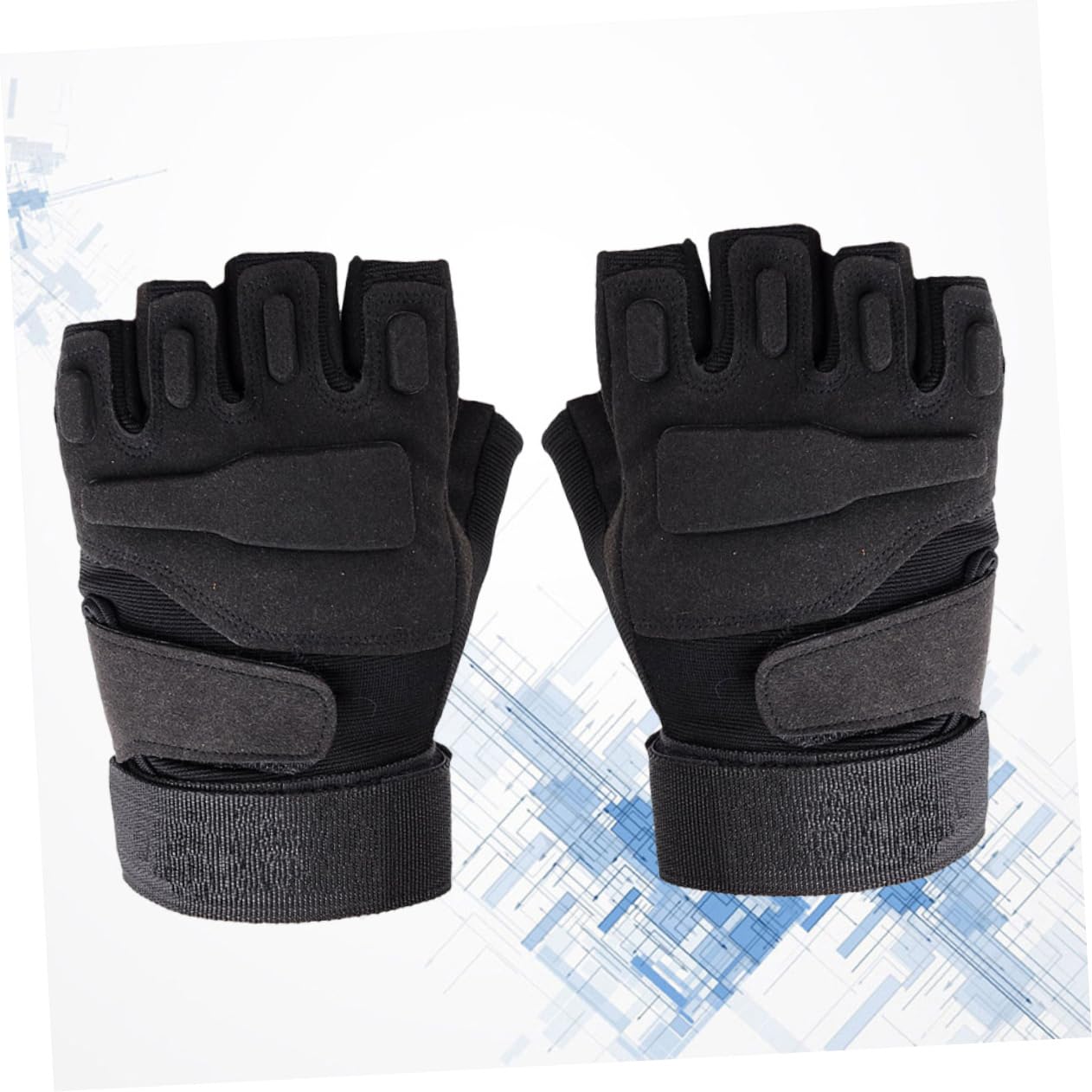 Toddmomy 3stücke Halbfinger Fahrradhandschuhe Für Atmungsaktive Und rutschfeste Sporthandschuhe Für Radfahren Laufen Angeln Und Outdoor-aktivitäten Schwarz