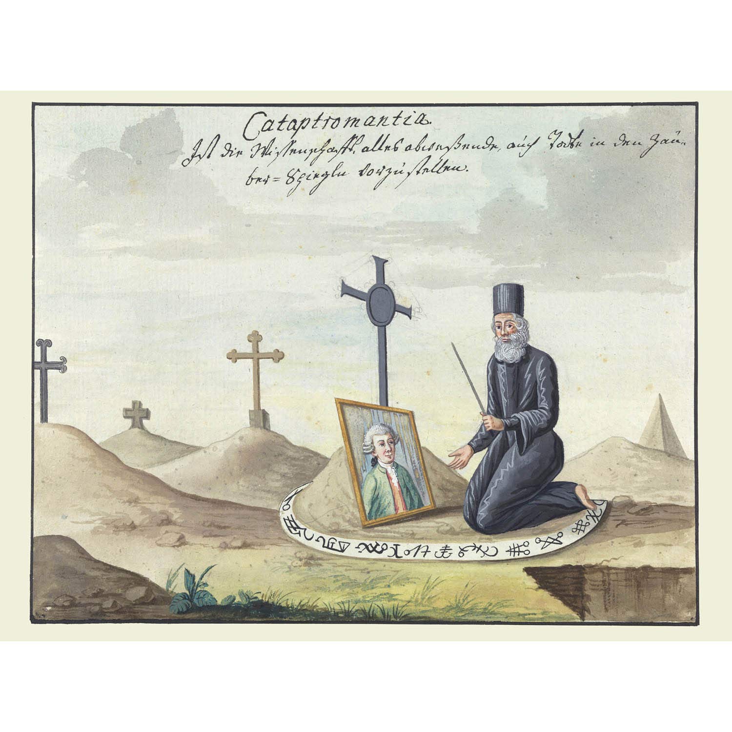 Wee Blue Coo LTD DEMONS MAGIC 1775 NECROMANCER PRINT ONLY ART POSTER HP3702