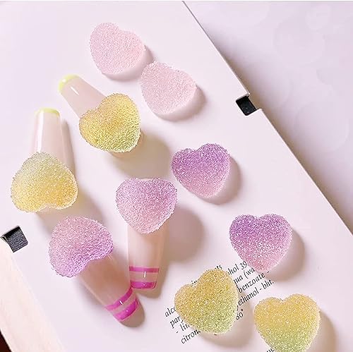 Miniatura 2 de 50 dijes de gelatina de azúcar suave de caramelo, kit de fabricación de joyas de resina para hacer manualidades, cuentas de slime de resina de