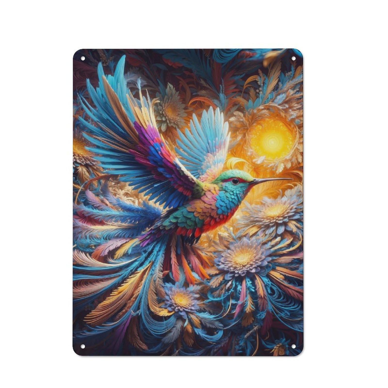 Junmoney Symphony Of Flight Rustic Tin Wall Plaque 40X30cm For Home Bar Wall, For Vintage Wall Decor Fans, For Living Room And Hallway Decor