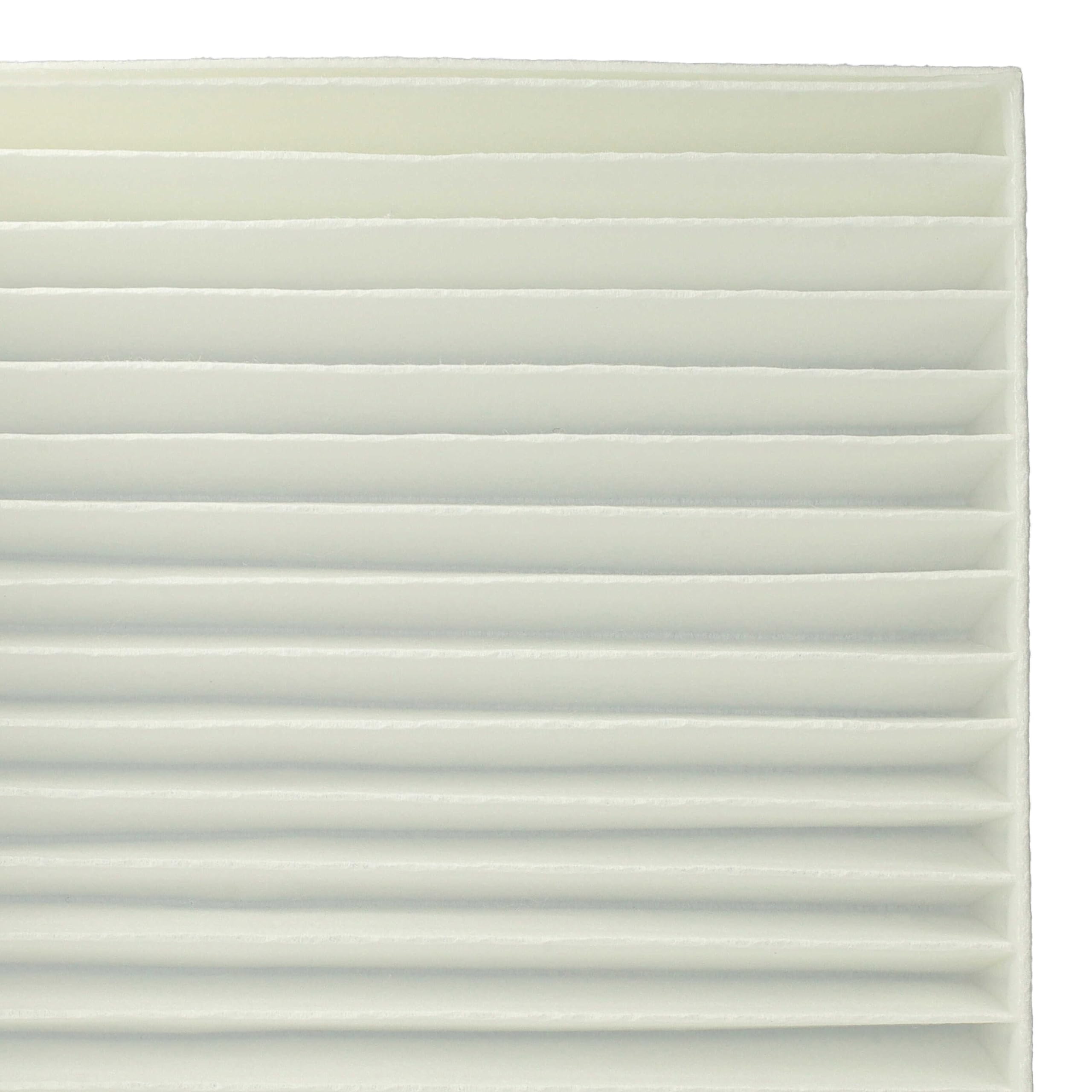 vhbw set di 4x filtri compatibile con Zehnder Climos 200 sistema di ventilazione - Filtri M5 / F7, 17 x 17 x 4,5 cm, bianco