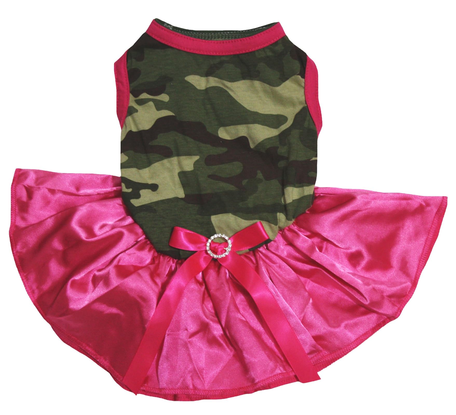 Robe camouflage pour chien XXL habiller grand chien rose vif sans gêne