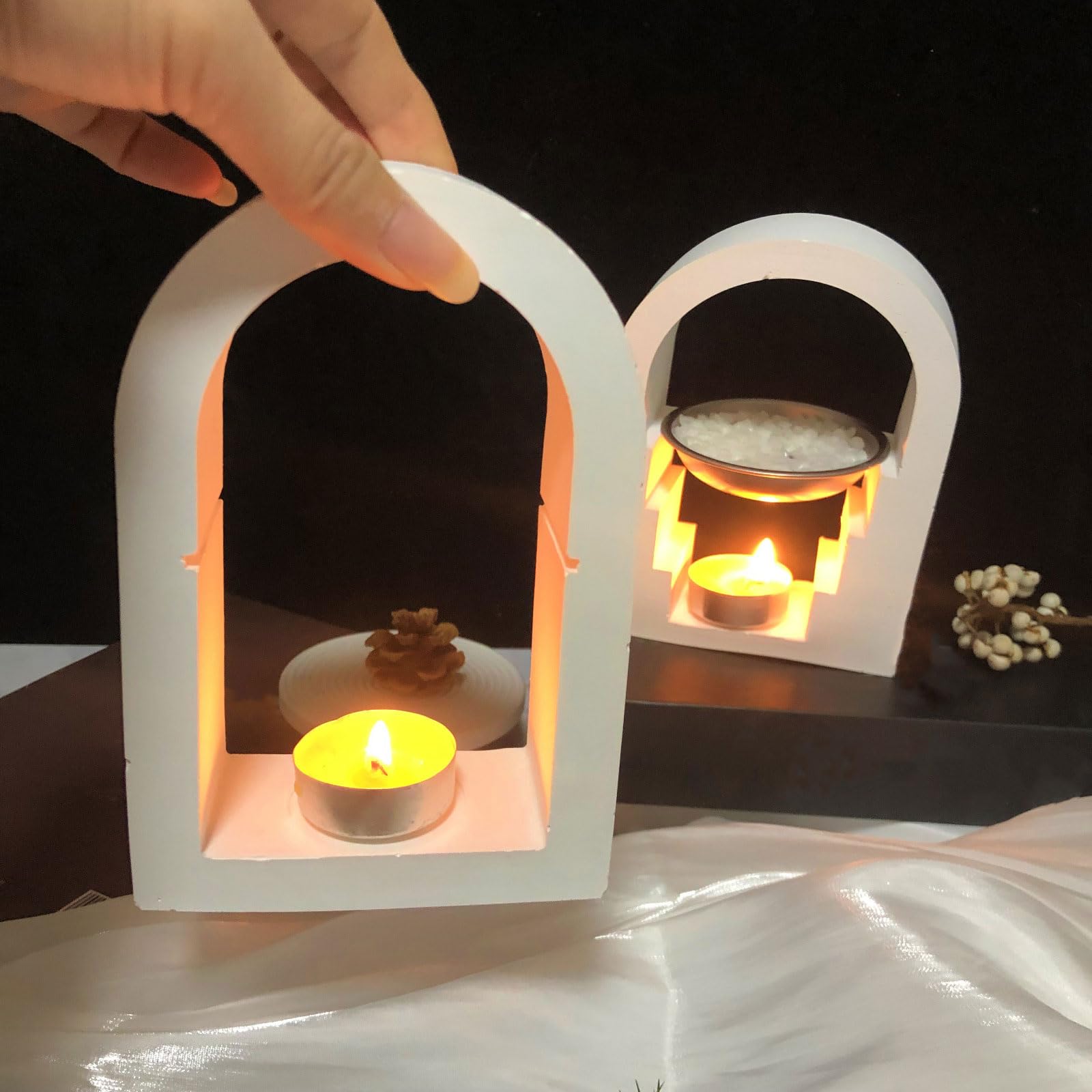 Moldes de silicona para aceites esenciales, moldes de resina epoxi para decoración de fiestas en el hogar