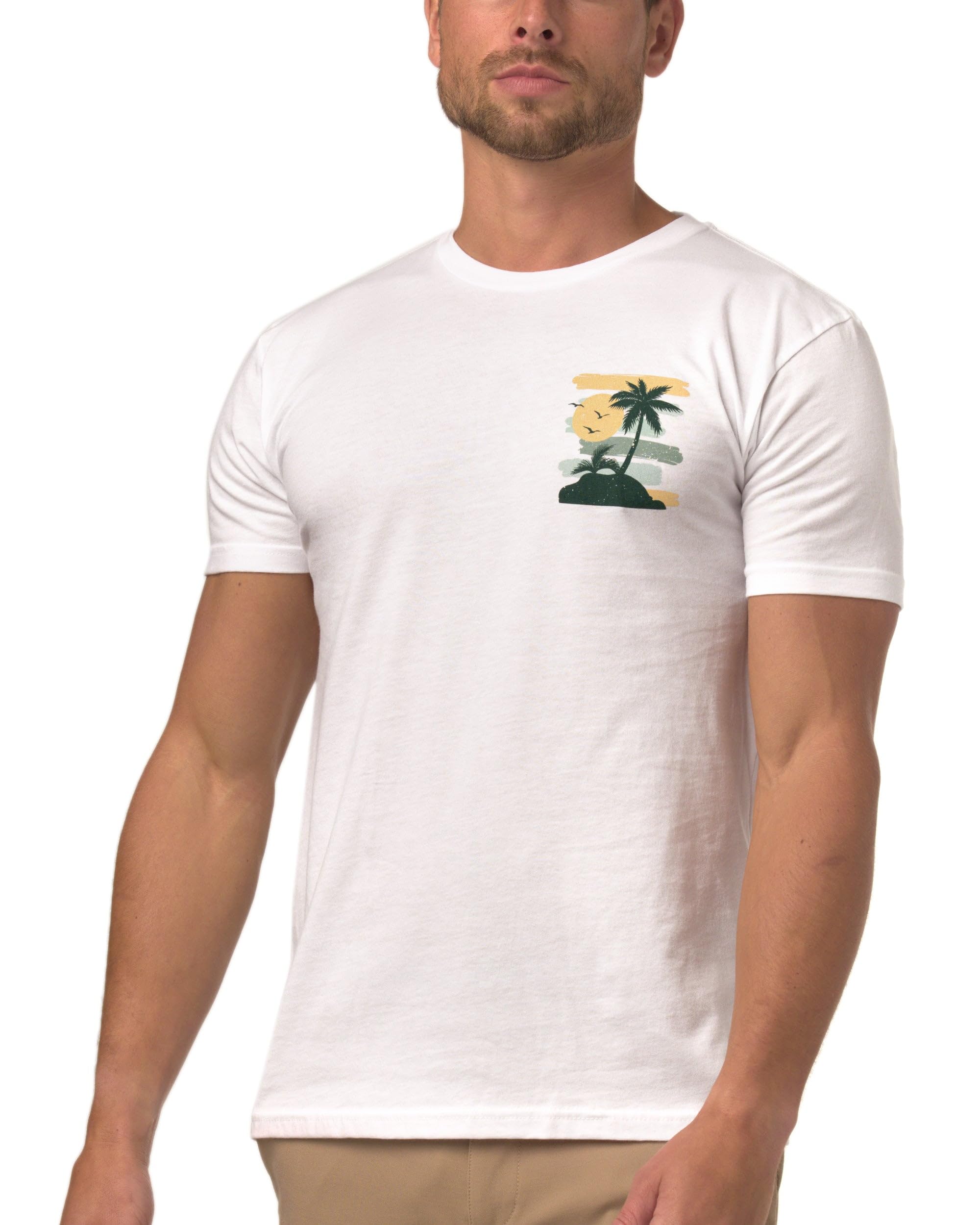 INTO THE AM Graphic Tees for Men S - 4XL Premium Short Sleeve Colorful T-Shirts Trippy Space Designs