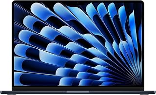 2023 Apple MacBook Air with Apple M2 Chip with 8-Core CPU/10-Core GPU (15-inch, 24GB RAM, 256GB SSD) (QWERTY English) Midnight (Renewed)
