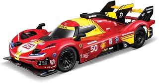 MAISTO TECH - Funkferngesteuerter Ferrari 499P (Le Mans Champion 2024) im Maßstab 1:24, RC 2,4 GHz mit Lithium-Akku und realistischen Details, offizielle Ferrari-Lizenz