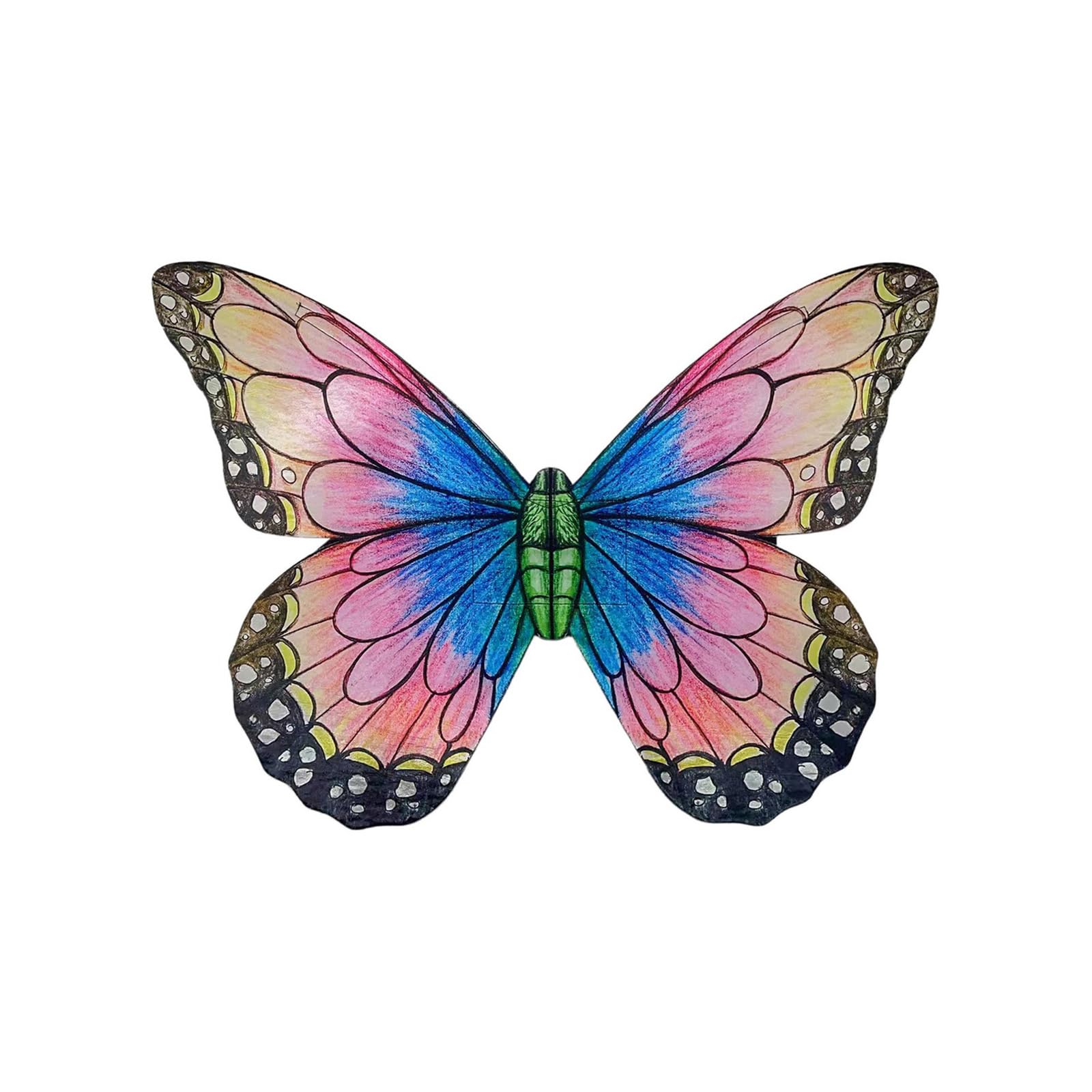 Ailes de papillon cosplay pour un costume confortable de fée - 7
