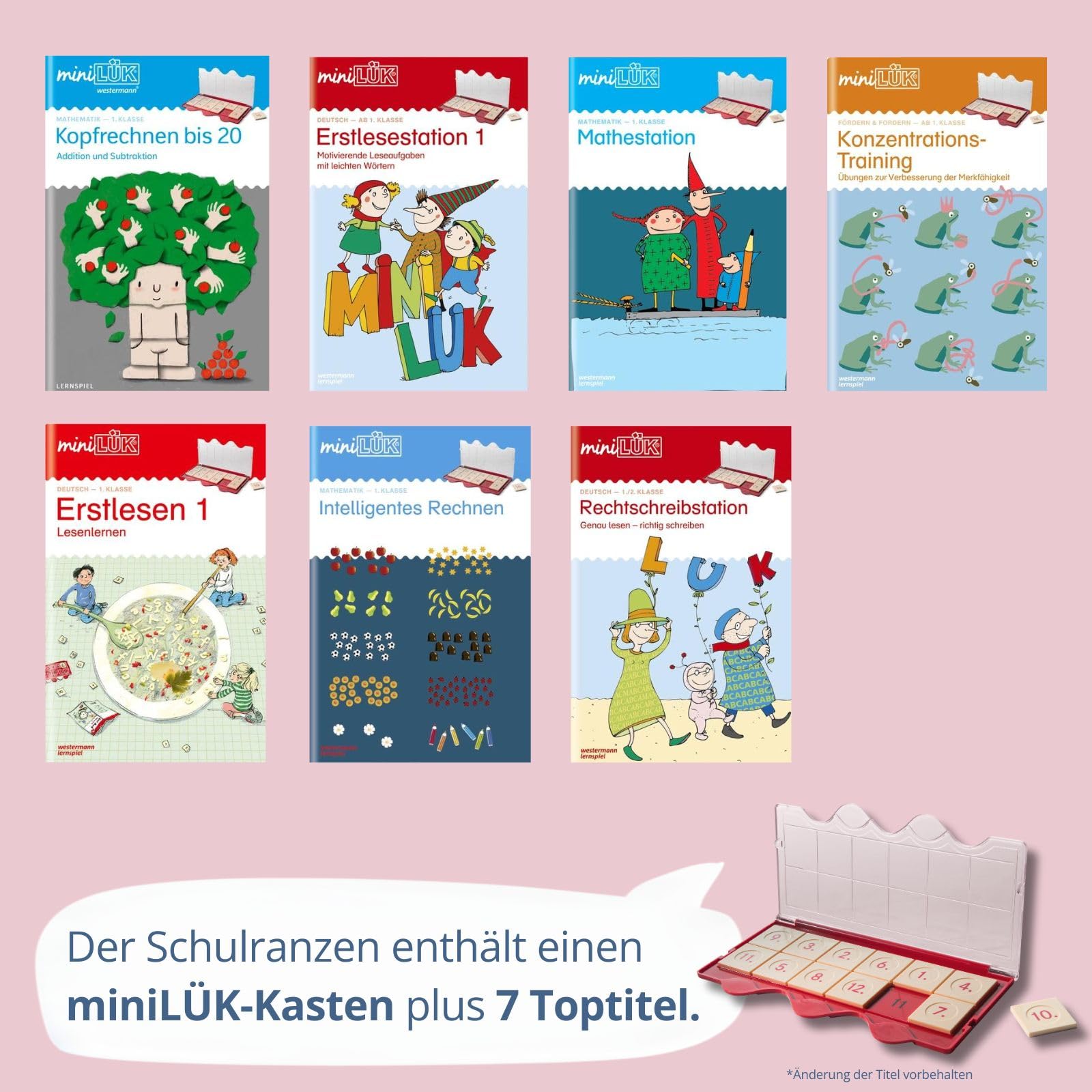 miniLÜK. Koffer für den Schulstart: 1. Klasse: miniLÜK-Schulranzen