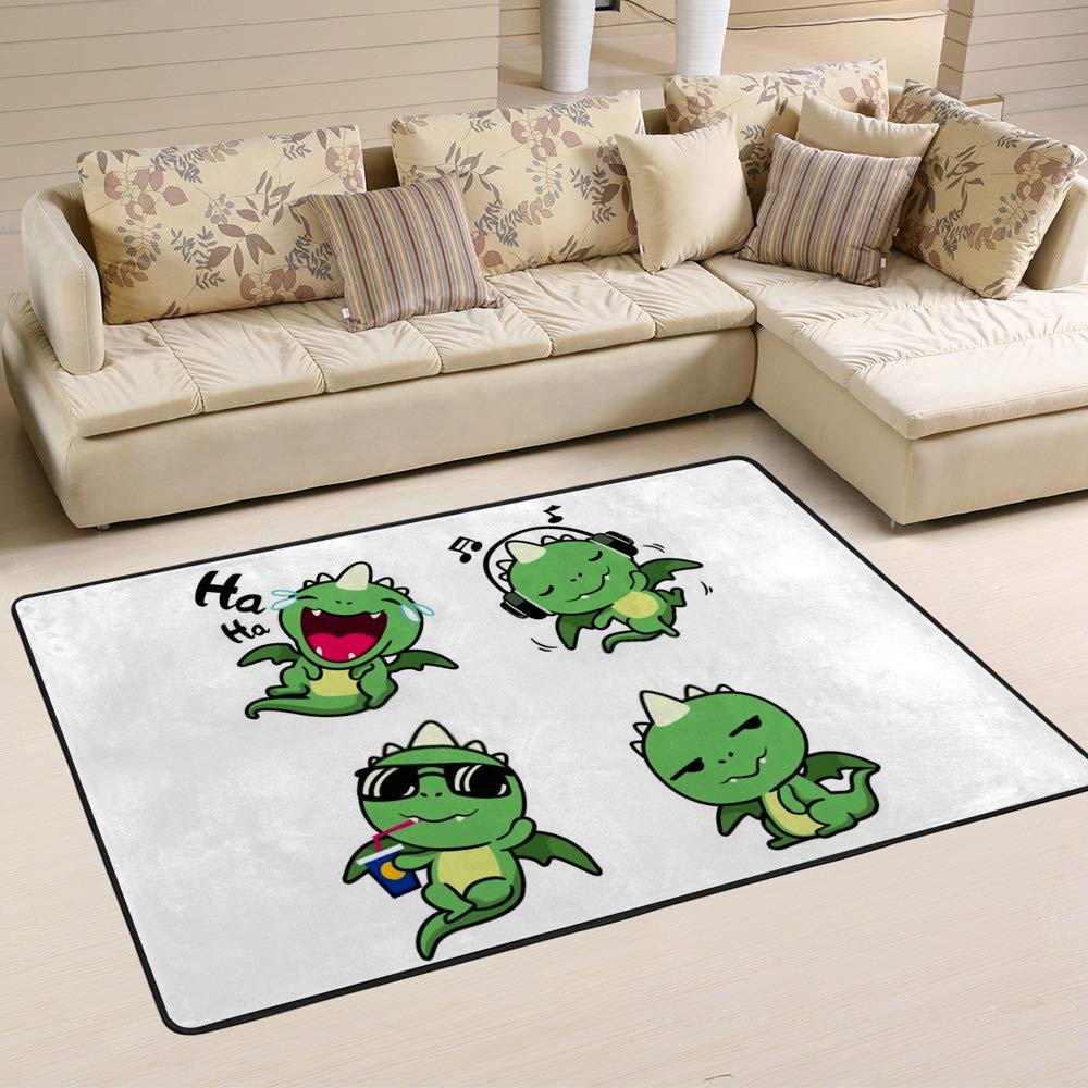 Tapis de grande taille dragon pour réchauffer le sol de la chambre enfant