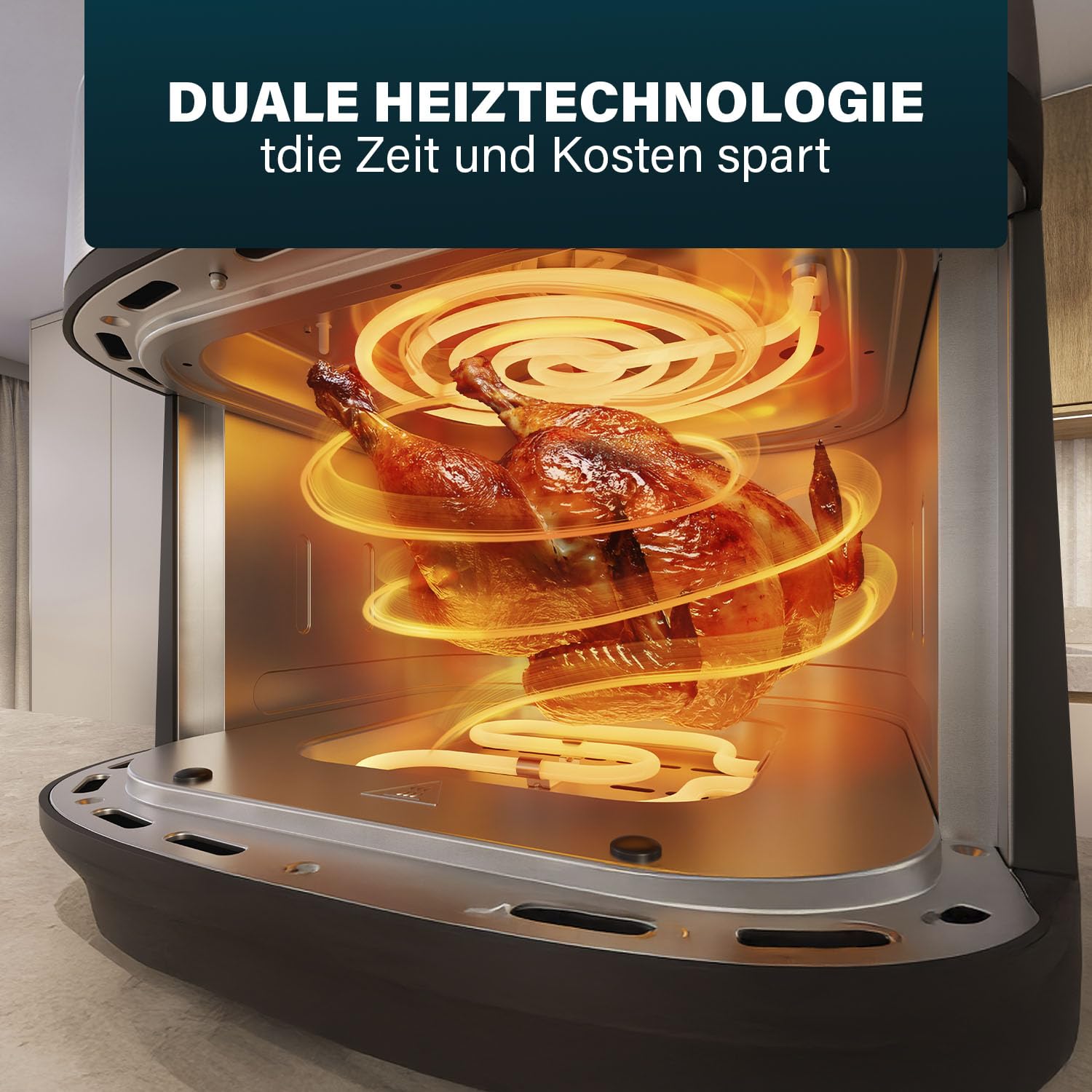 Princess Dual Heat Airfryer XXL 8 L – Bild 4