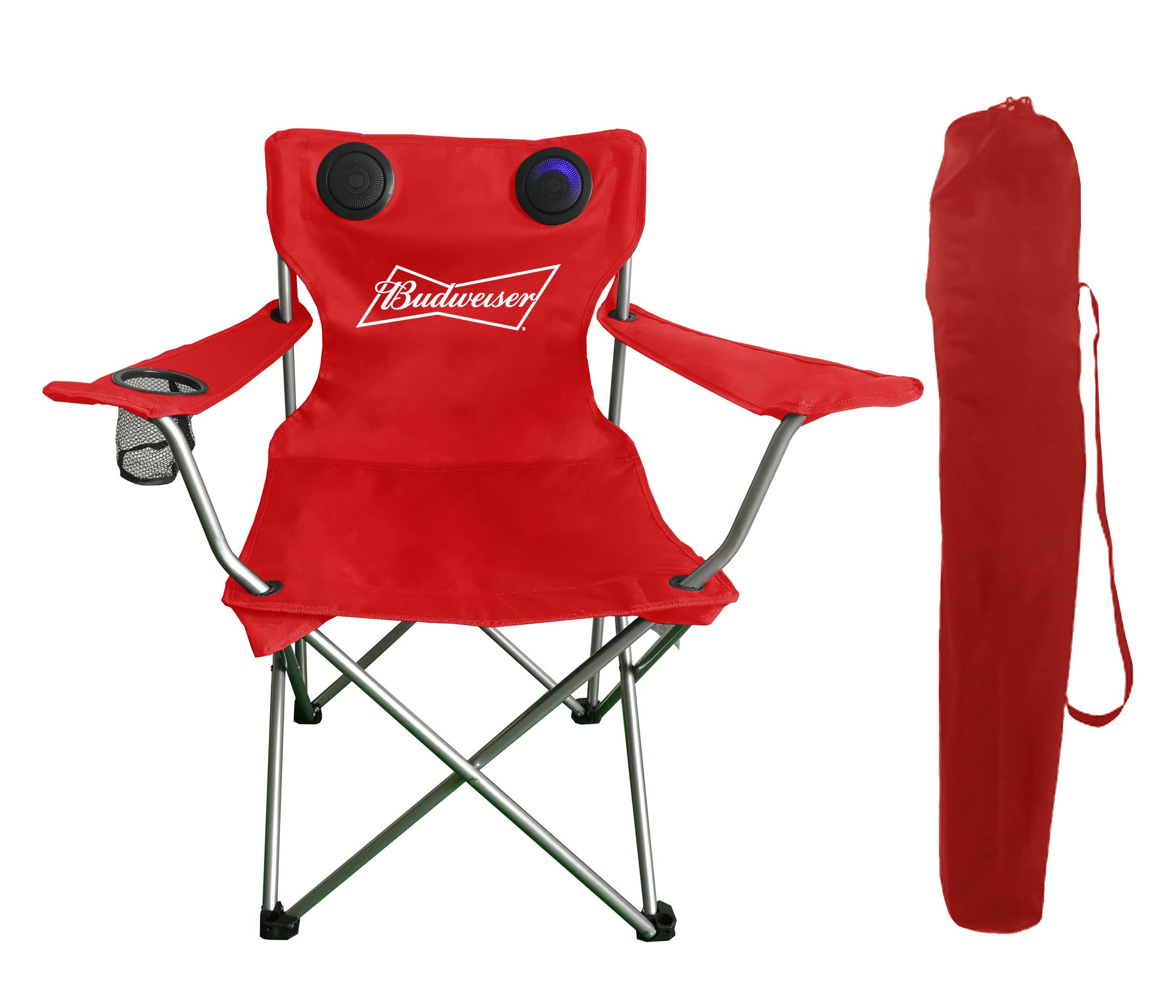 Amazon.com: Budweiser Foldable Tailgate Chair with Bluetooth