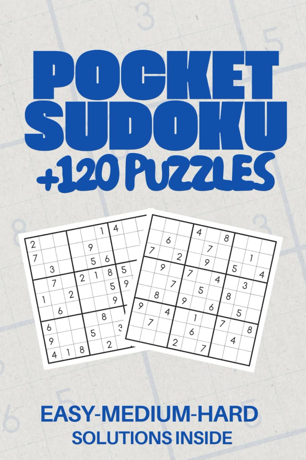 POCKET SUDOKU: Sudoku puzzle book | Easy, medium & hard | Travel size edition