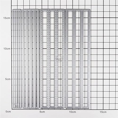 Miniatura 7 de DzIxY Juego de troqueles de corte de metal con borde rectangular superpuesto para hacer tarjetas, juegos de troqueles de papel de gofrado,