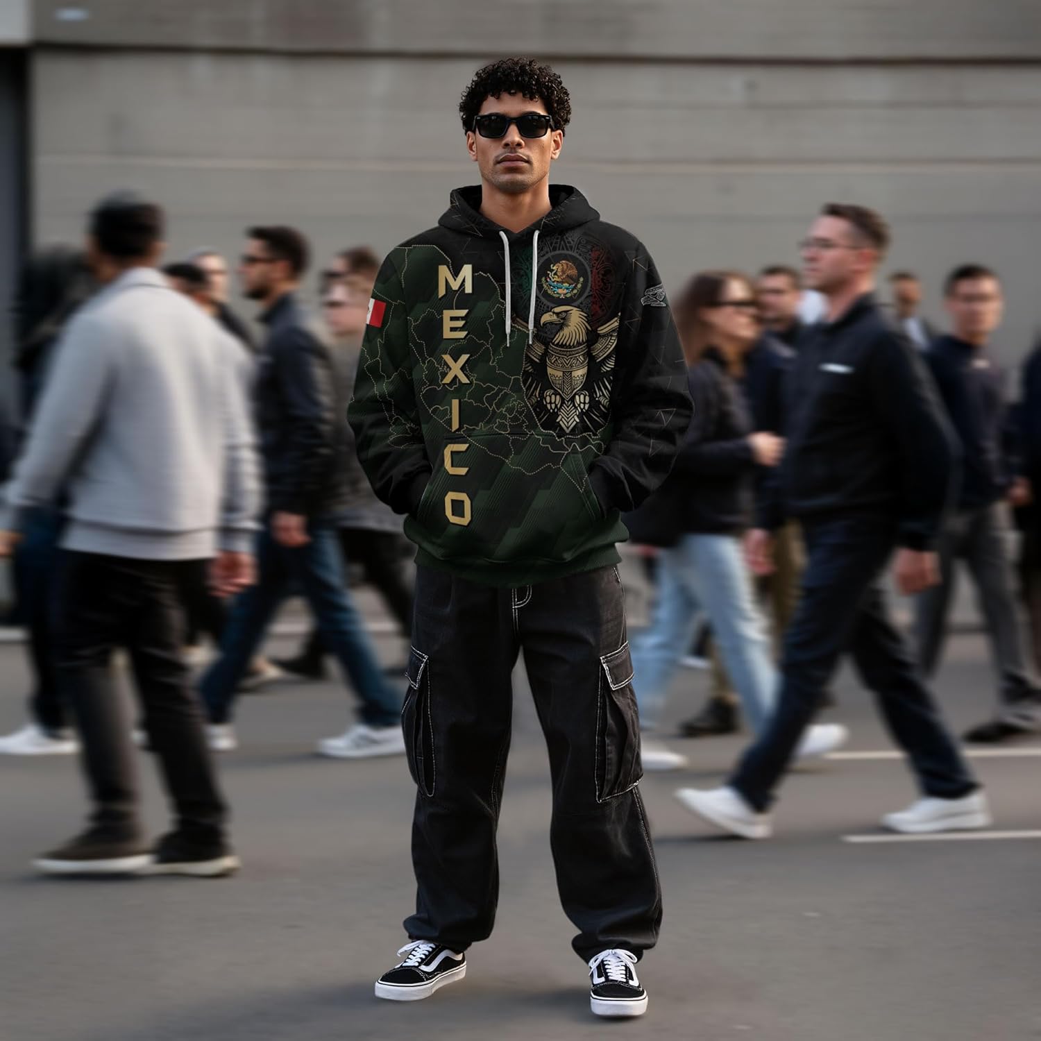 Mexican Hoodie, Mexican Hoodies For Men, Mexico Hoodie For Men, Sudadera De Mexico Para Hombre - Image 5