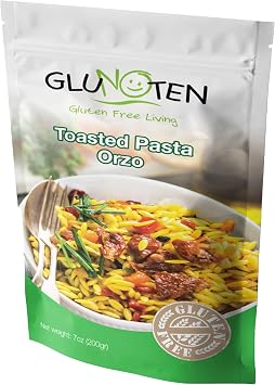 Gluten Free Toasted Pasta Orzo Kosher, Dairy Free, Nut Free