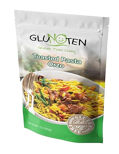Gluten Free Toasted Pasta Orzo (Kosher, Dairy Free, Nut Free)