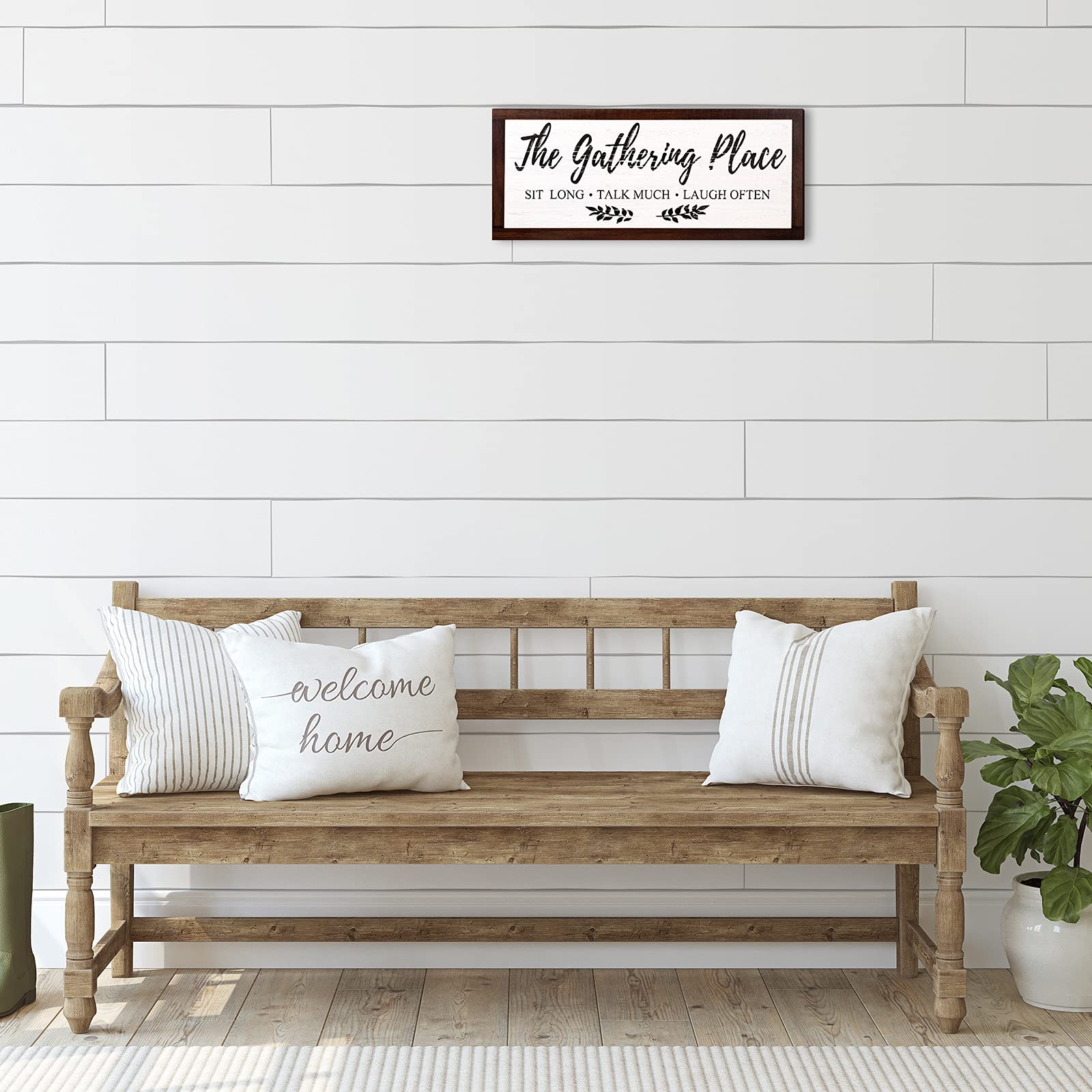 Amazon.com: Gather Sign Dining Room Wall Decor 14'' x 5.9