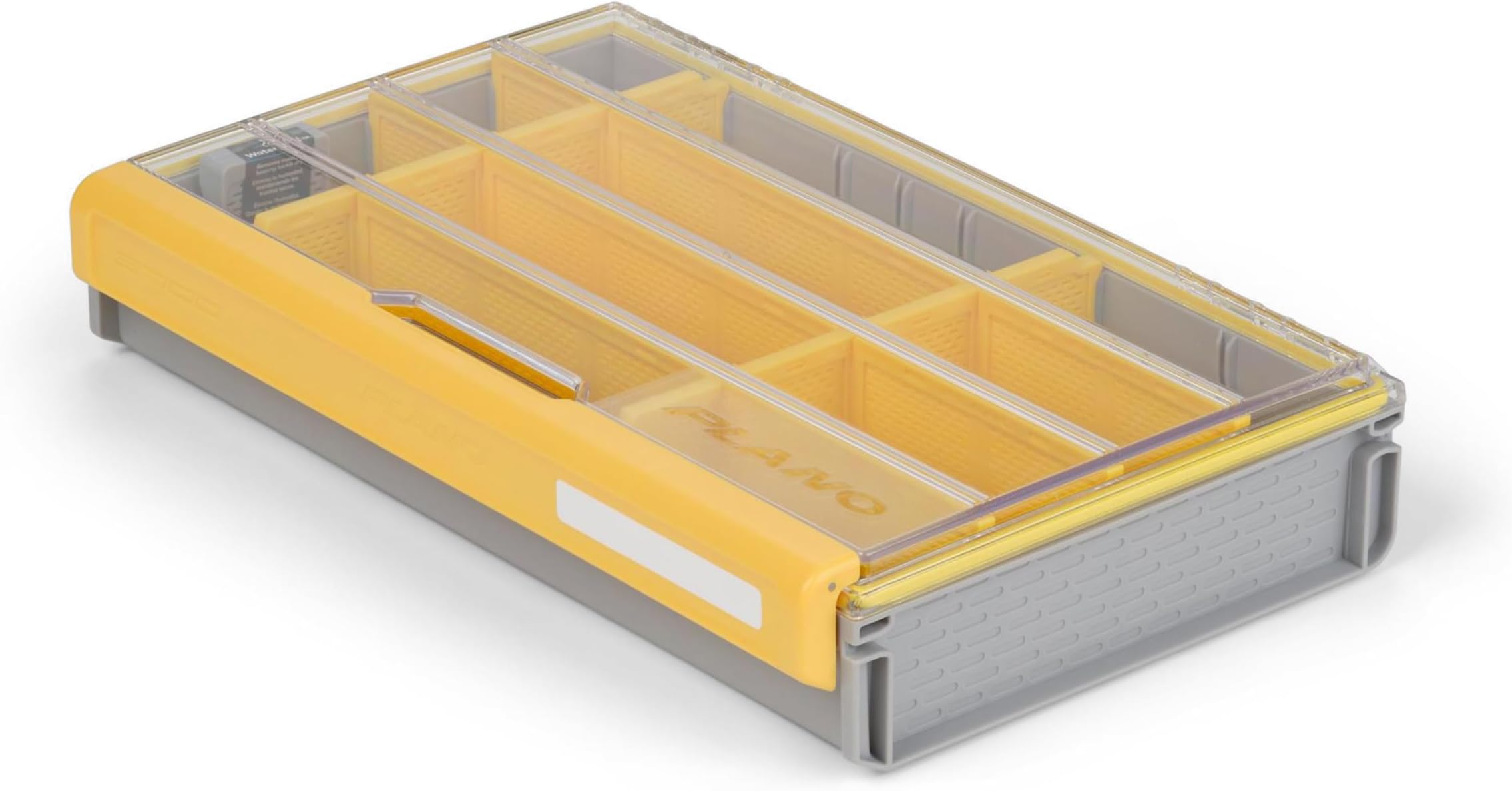 Edge Flex 3700M Tackle Storage | Premium Tackle Organization with Rust Prevention | Includes 38 Flex dividers, yellow/gray