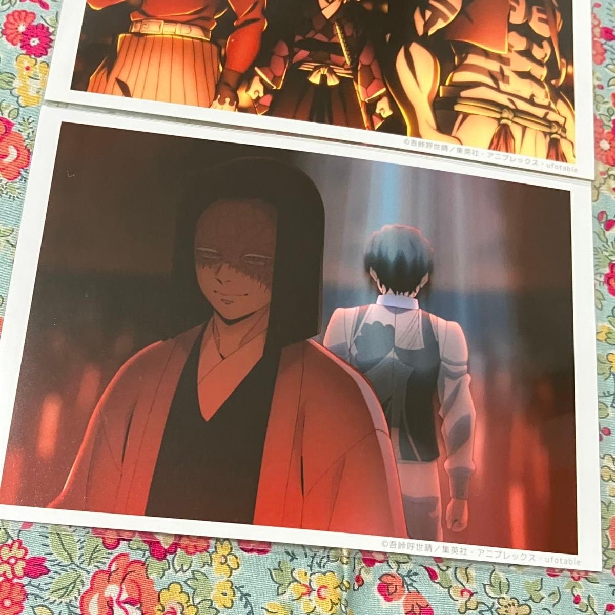 鬼滅の刃　刀鍛冶の里編　柱稽古編　色紙　鬼舞辻無惨　黒死牟　猗窩座 アニメ「鬼滅の刃」全集中展 -刀鍛冶の里編・柱稽古編- 複製