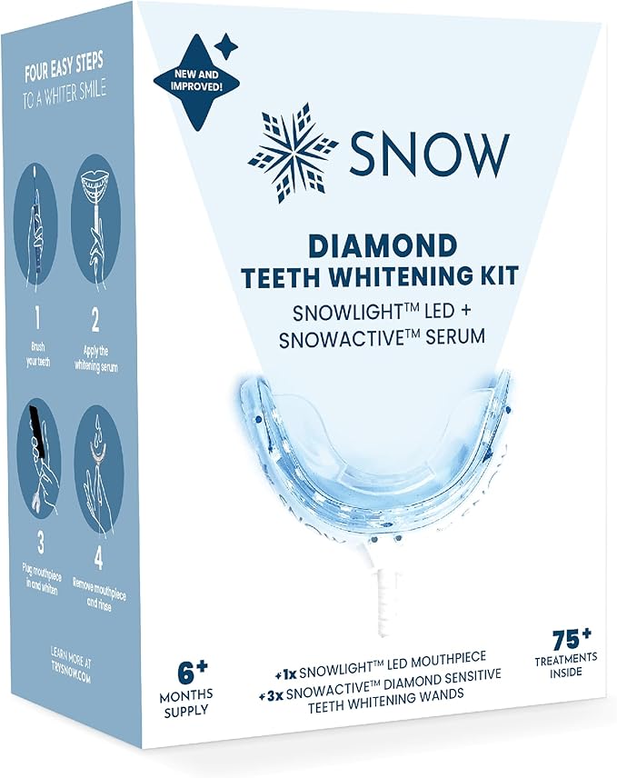 Snow Teeth Whitening Kit Allinone Athome Teeth Whitening System for
