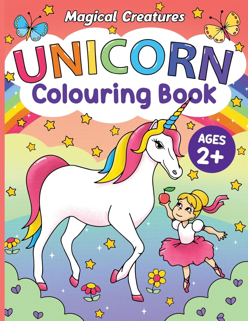 Unicorn Colouring Book: For Children Ages 2+ (Magical Creatures)